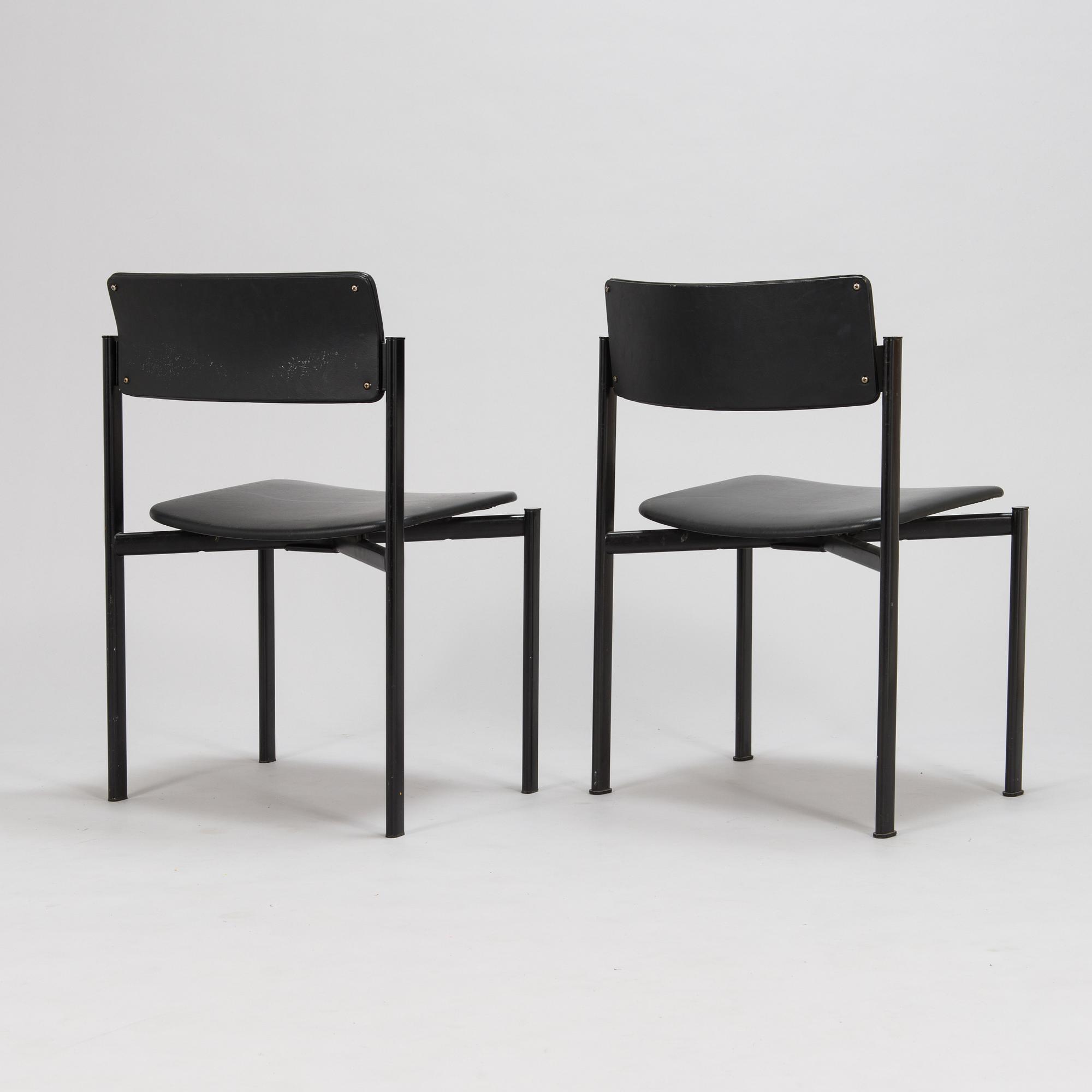 Ilmari Tapiovaara, tuoleja, 4+1 kpl, "Kiki" Merva 1900-luvun loppu.