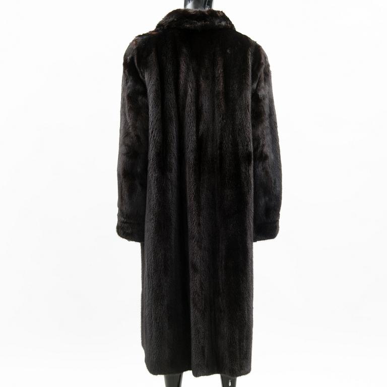 A SAGA MINK FUR COAT.