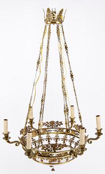 TAKAMPEL, empirstil, 1900-talets mitt. Höjd 100 cm.