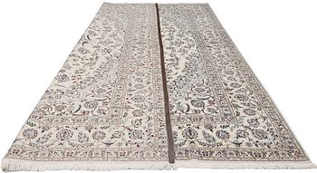 Matta, Nain, s.k. 9 LAA part silk, ca 437 x 307 cm.
