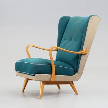 A mid 20th century easy chair by Gemla, Diö.