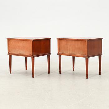 Bedside tables, a pair, mid-20th century, Denmark.