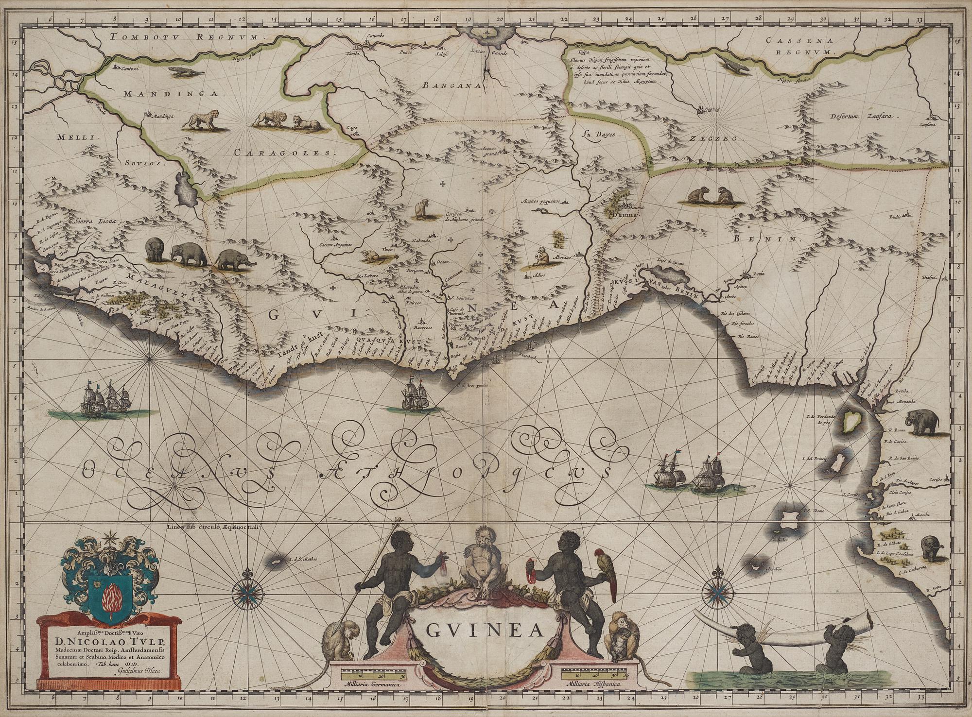 Johannes/Jean Blaeu, karta.