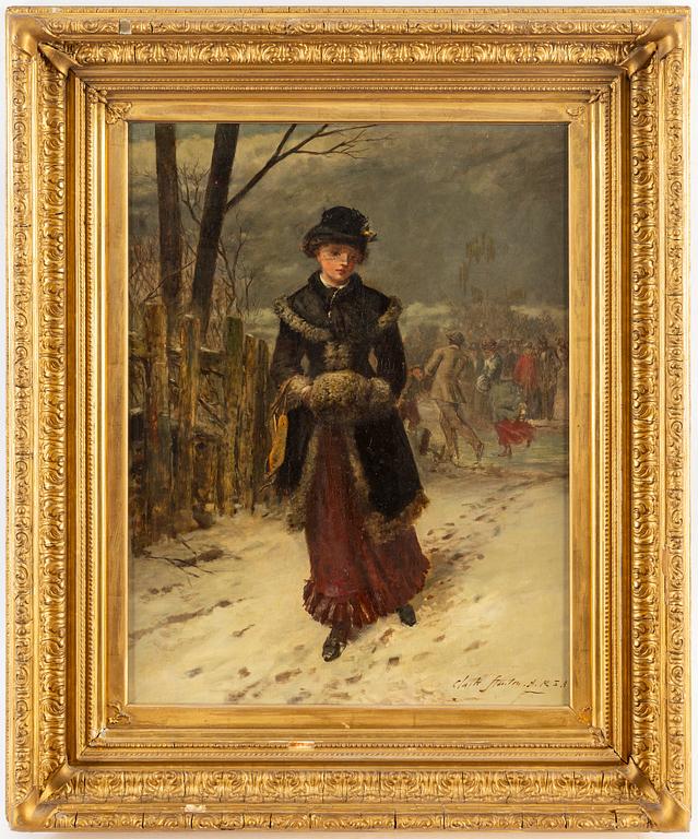 GEORGE CLARK STANTON, oil on canvas, signed.