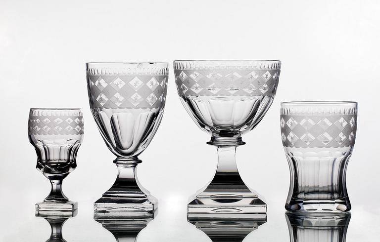 GLASSERVIS, 44 delar, 1900-talets början.