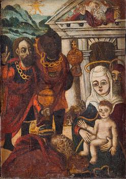Unknown Artist, 15th-16th century, Adoration of the Magi.