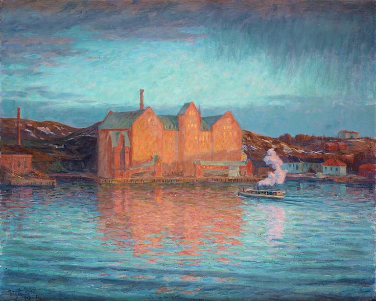Prins Eugen, "Saltsjökvarn, vårafton 1907" (Saltsjö Mill, spring 1907).