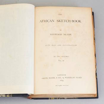 BOK, Africana, 1873, Winwood Reade: The African sketch-book. With maps and illustrations. 1-2.