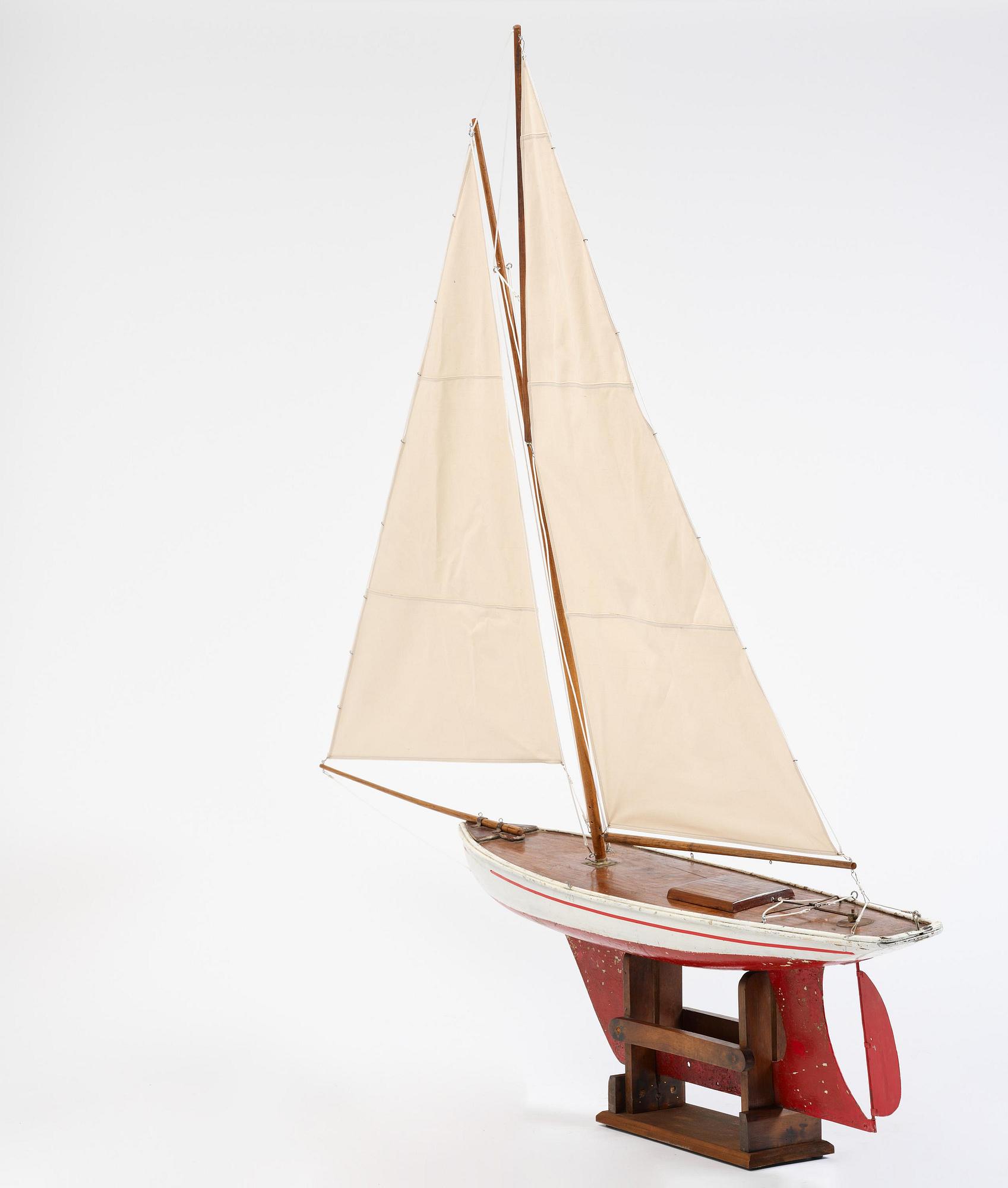 An English model ship, circa 1900.