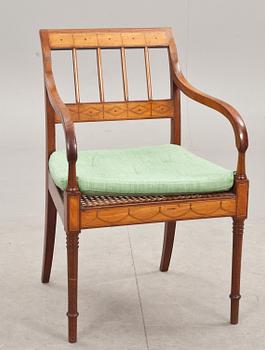 KARMSTOL, Karl Johanstil, troligen Danmark, 1800/1900-tal.