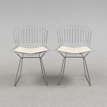 A pair of 'Side chair' chairs by Harry Bertoia for Knoll.