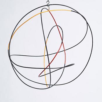 Pierre Olofsson, "Teckning i luften med färg".