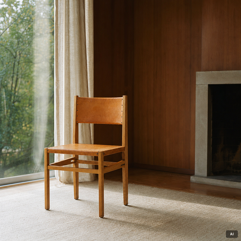 Evert Gentzell, four chairs, 1950's/60's.