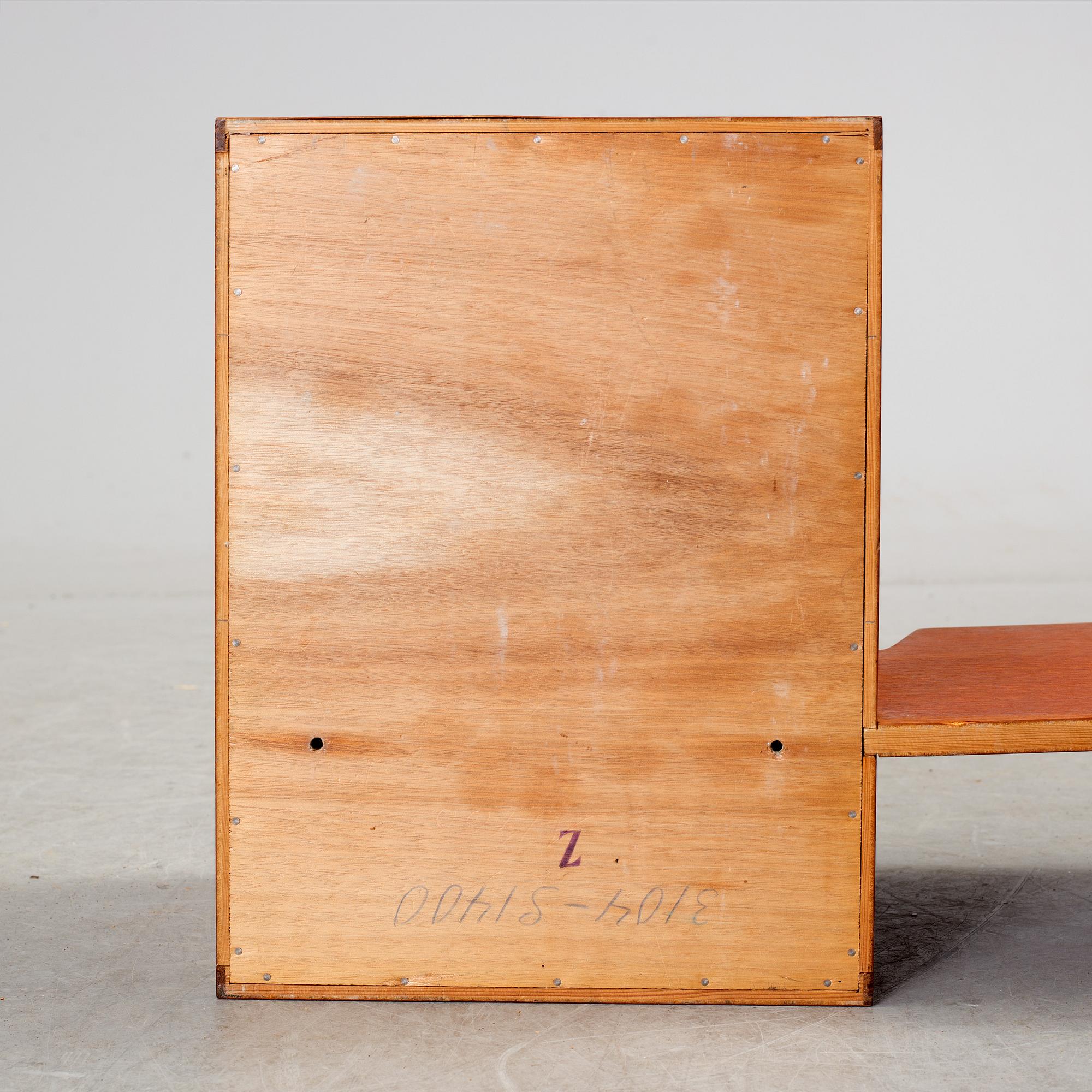 A HANS AGNE JAKOBSSON shelf with cupborad, later part of the 20th century.