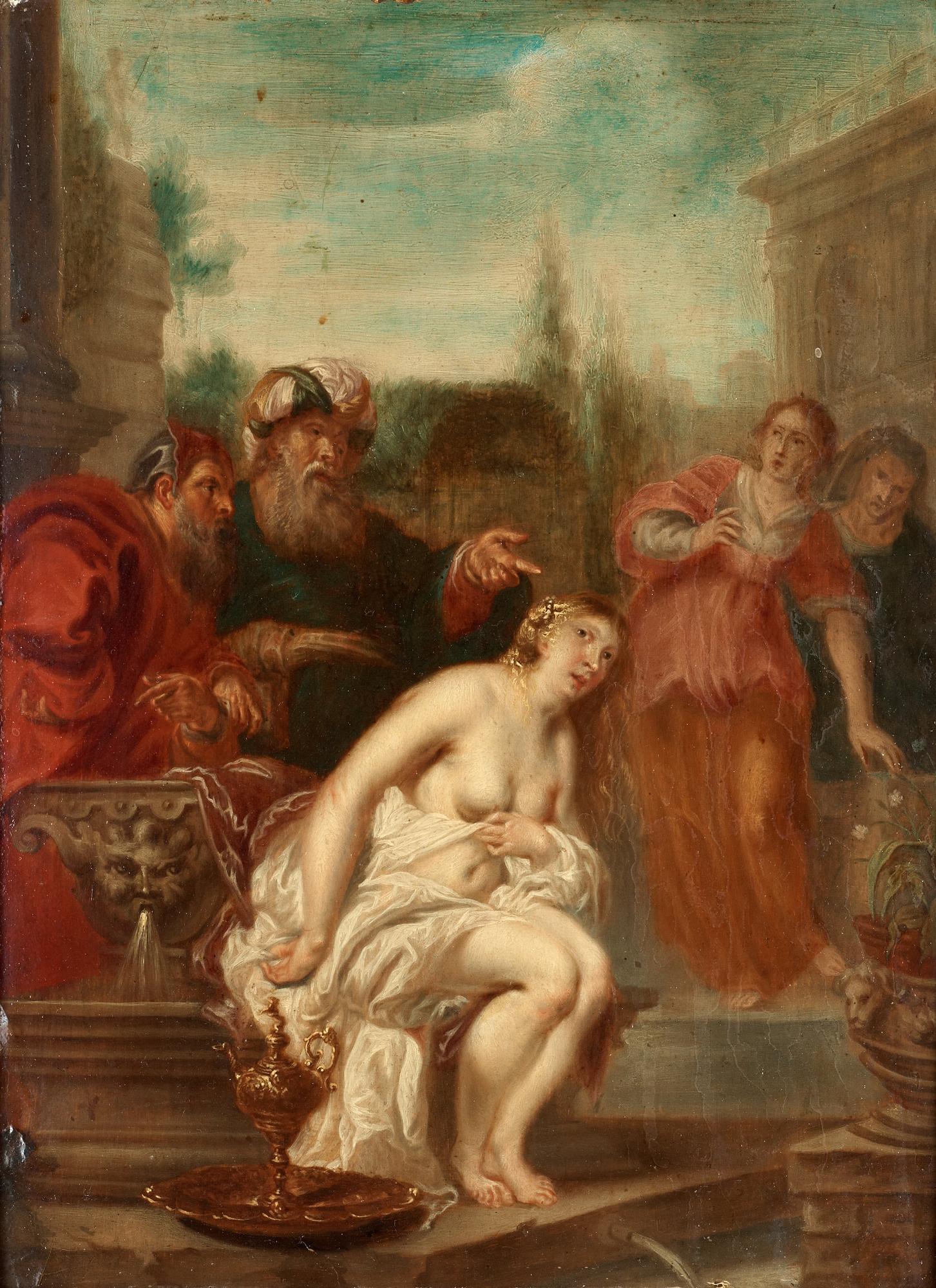 Balthasar Beschey Hans krets, Susanna och gubbarna.