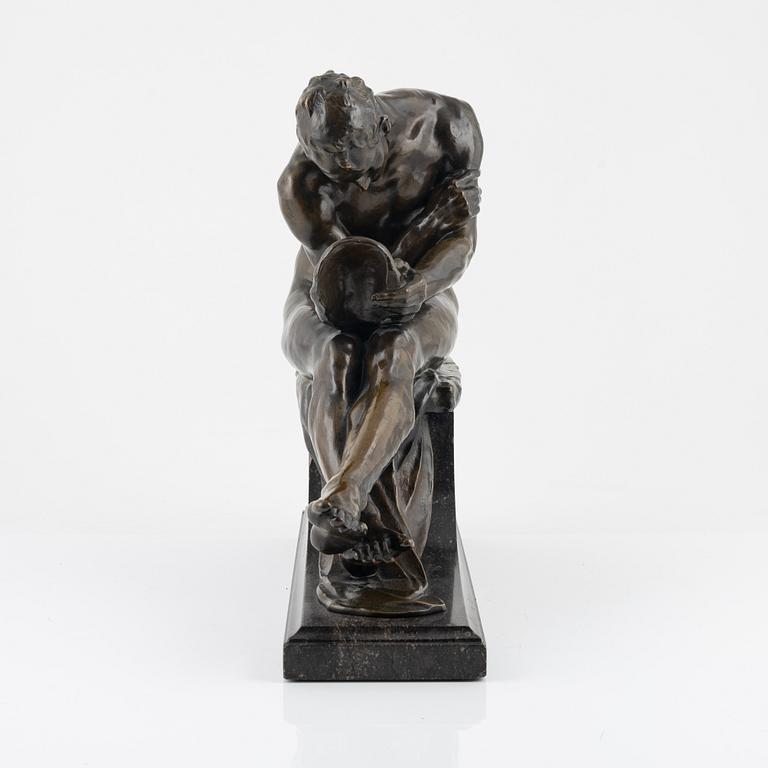 Victor Rousseau, sculpture, bronze, signed.