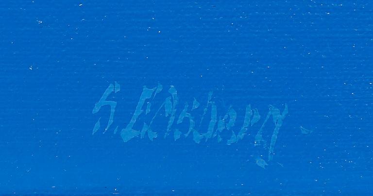 SÖREN EDSBERG, akryl på duk, signerad.