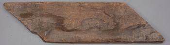 TAKPANEL, trä, Sverige 1600-tal.