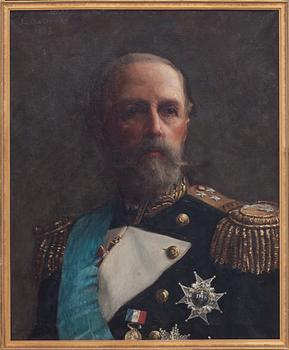 EMIL ÖSTERMAN, olja på duk. Signerad och daterad 1895.