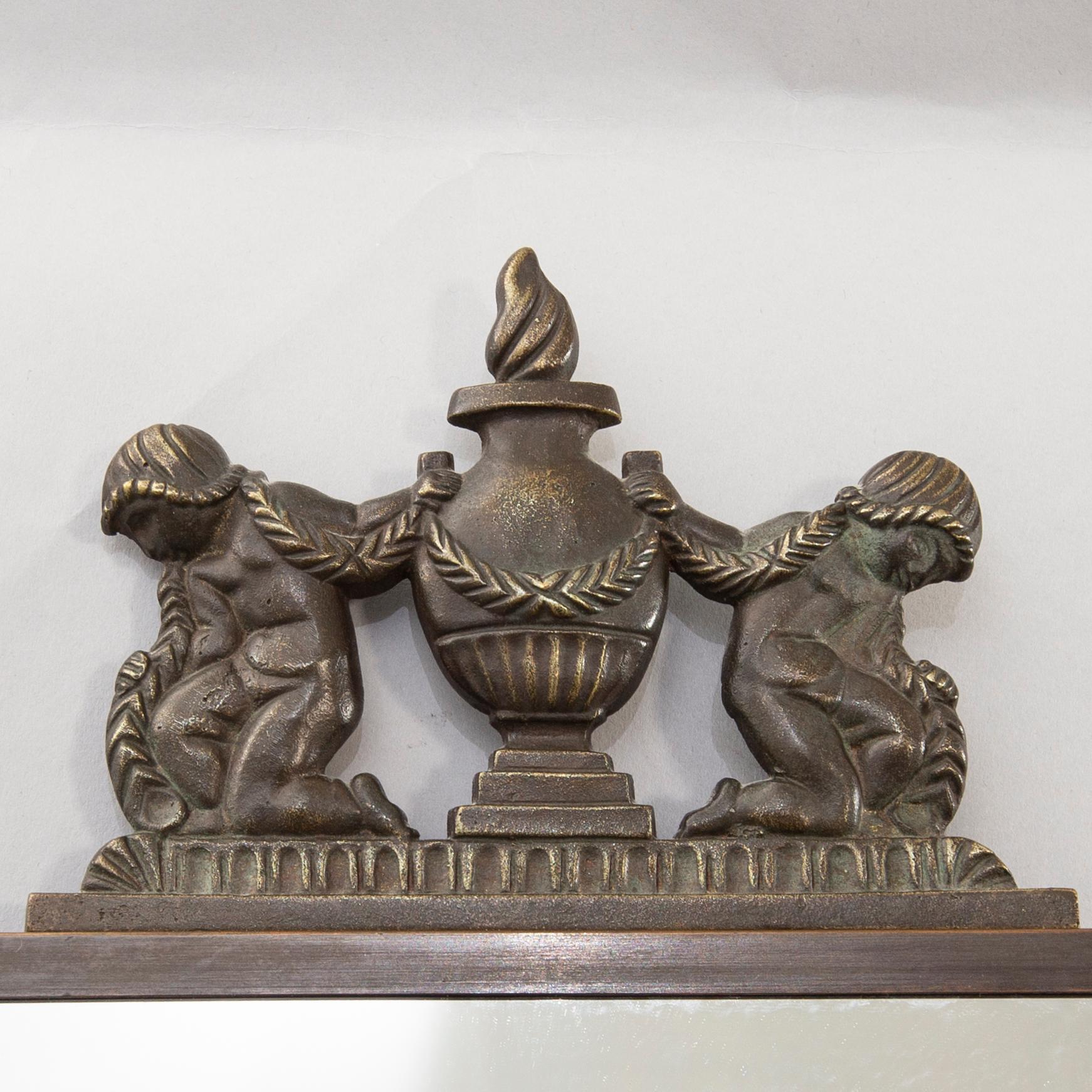 Oscar Antonsson, spegel Ystad Brons 1920/30-tal.