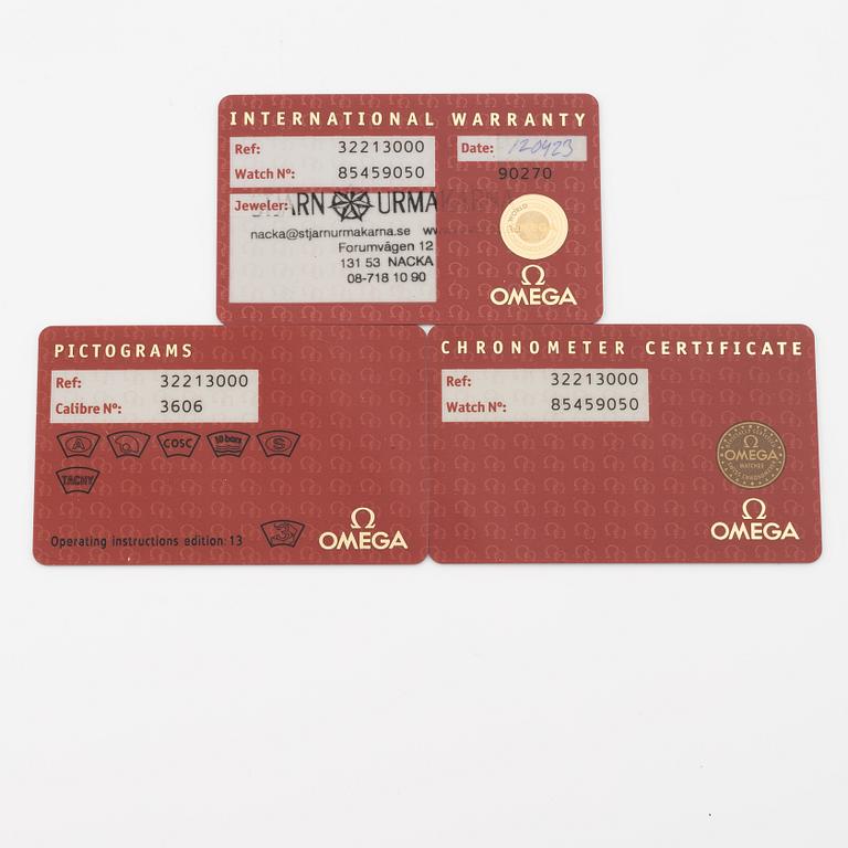 Omega, Speedmaster, Day-Date, kronograf, armbandsur, 40 mm.