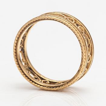 An 18K gold ring "Filigree". Kalevala koru, Helsinki 2001-2004.