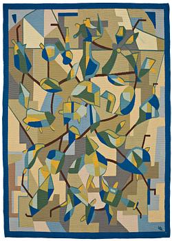 Lars Gynning, A TAPESTRY, tapestry weave, ca 200 x 142 cm, signed LOG (Lars Gynning, Pinton Frères), around 1950.