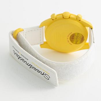 Omega/Swatch, MoonSwatch, "No Reserve", collection of 14 pcs, chronograph, wristwatches, 42 mm.