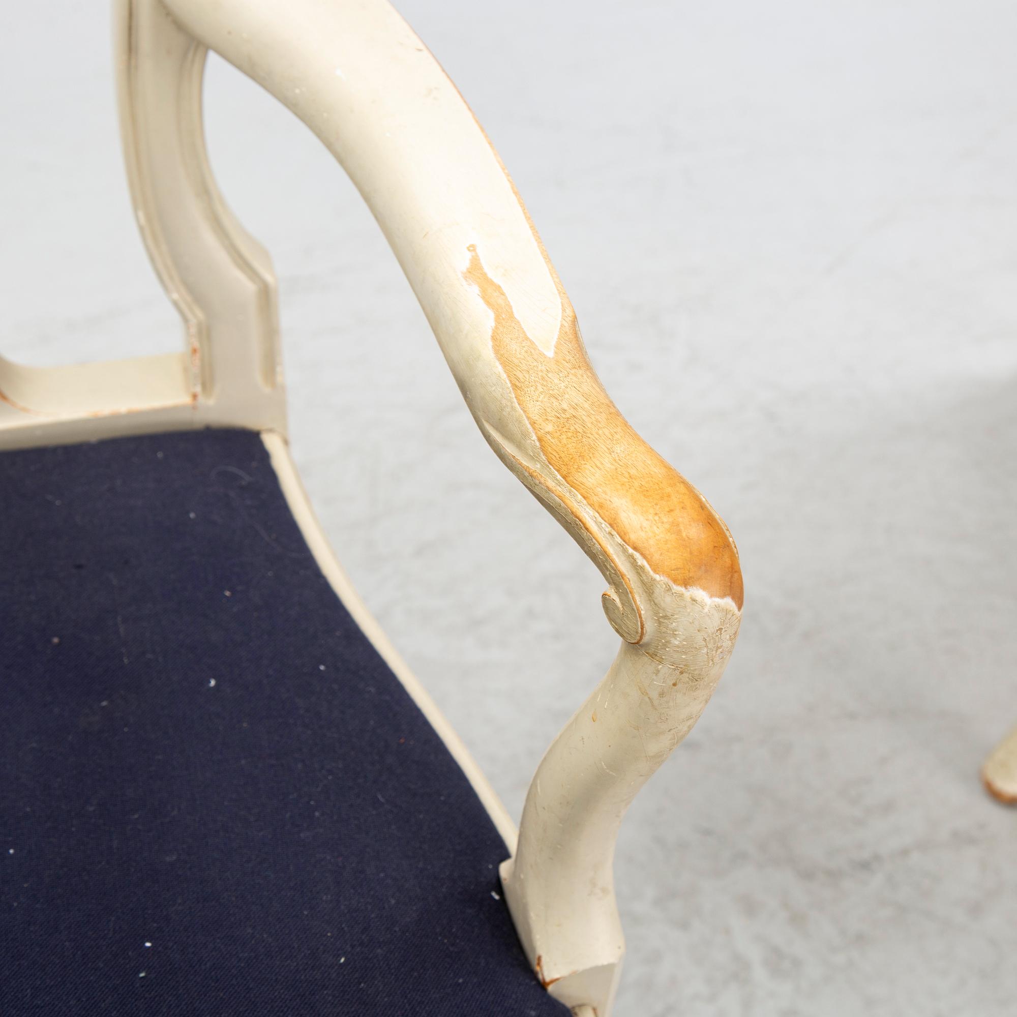 Chairs, 10 pcs, Rococo style, 20th century.