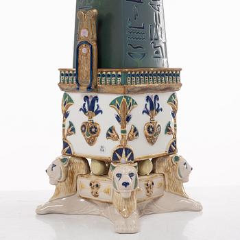 Lladró, figurine, "Thotmes I obelisk (green)", Spain.