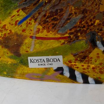 Bertil Vallien, vaser, 5 st, glas, "Satellite", Kosta Boda.