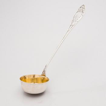 A RUSSIAN SOUP LADDLE, silver, Gratchev, S:t petersburg 1908-17.