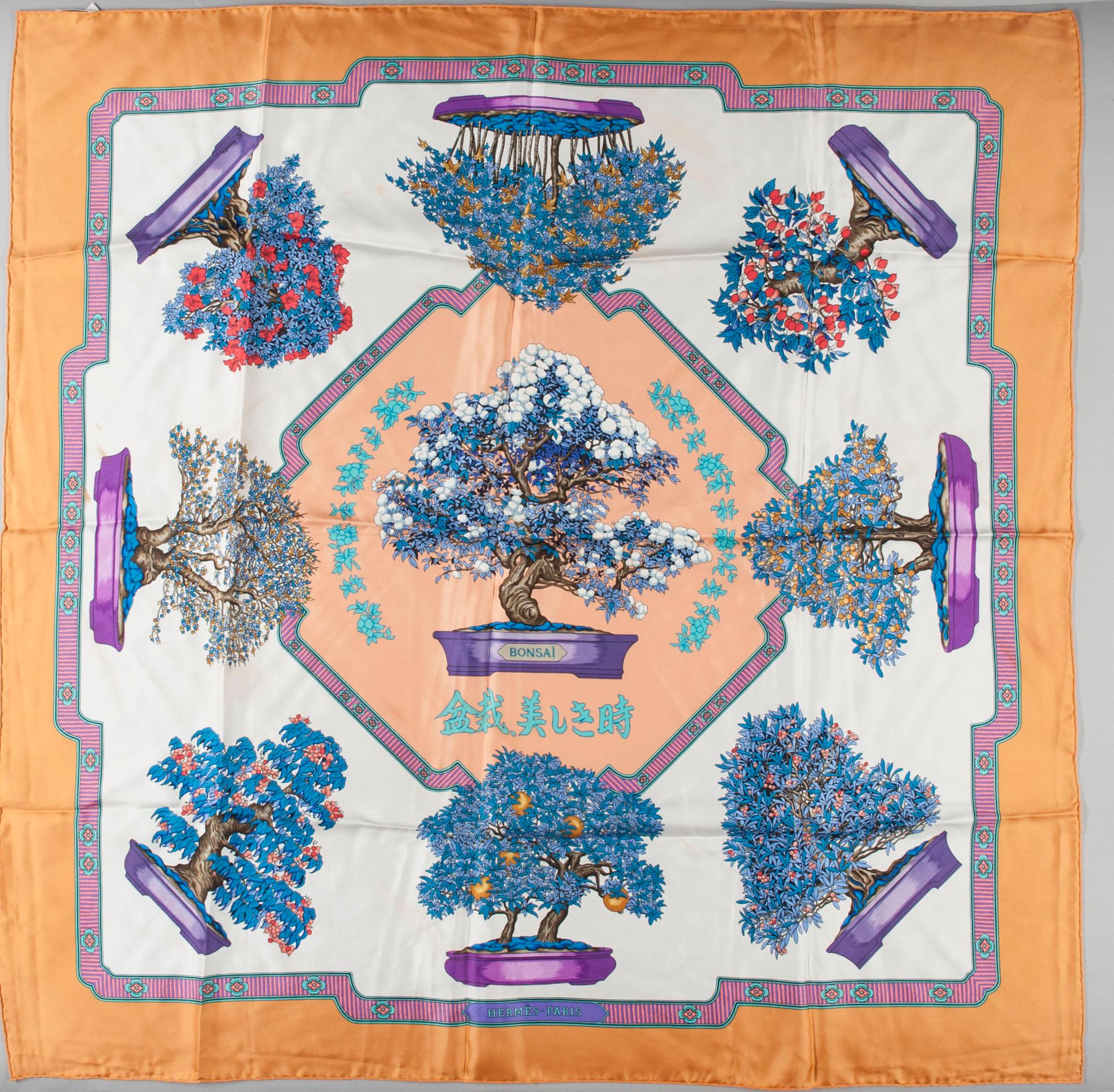 SCARF, "Les Beaux Jours de Bonsai", Hermès.