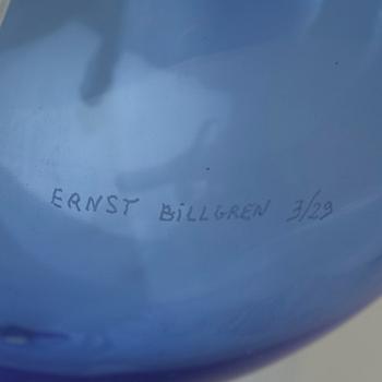 ERNST BILLGREN, skulptur, glas, signerad och numrerad 3/29.