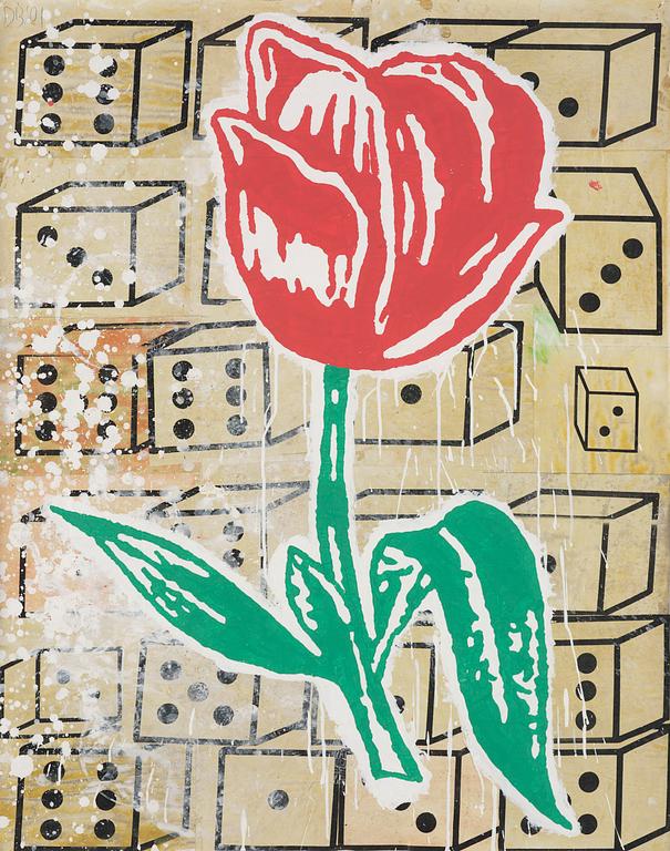 Donald Baechler, Untitled (Flower).
