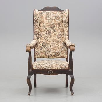 KARMSTOL, senbarock. Troligen Sydeuropa, 1700-talets andra hälft.