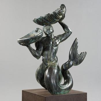 Carl Milles, Triton carrying seashells.