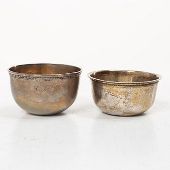 Seven silver tumbler, Sweden, 18th/19th century.