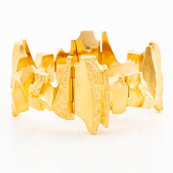 Björn Weckström bracelet 18K gold "Bear Tooth", for Lapponia.