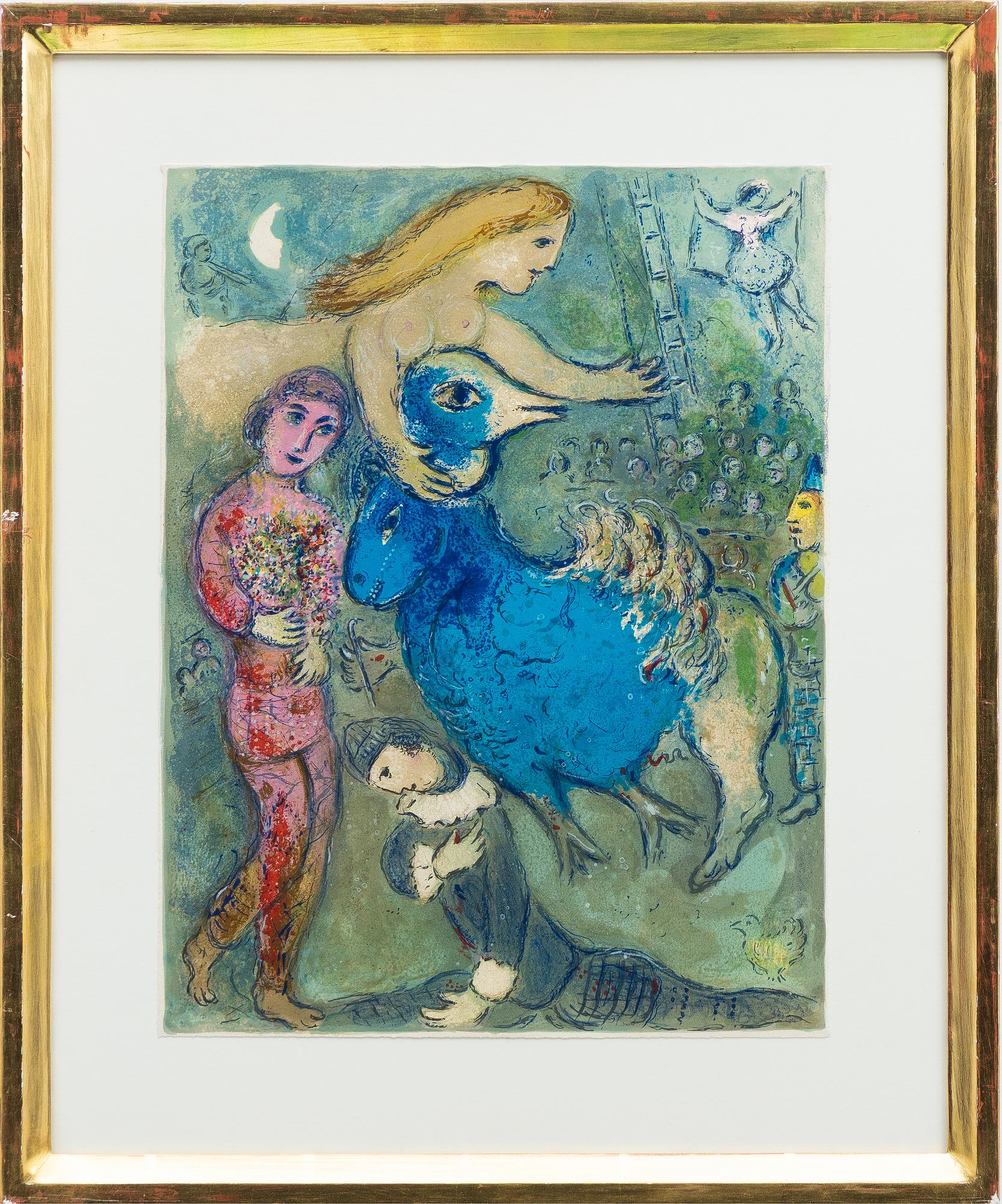Marc Chagall, "Frontispice" from "Le Cirque".