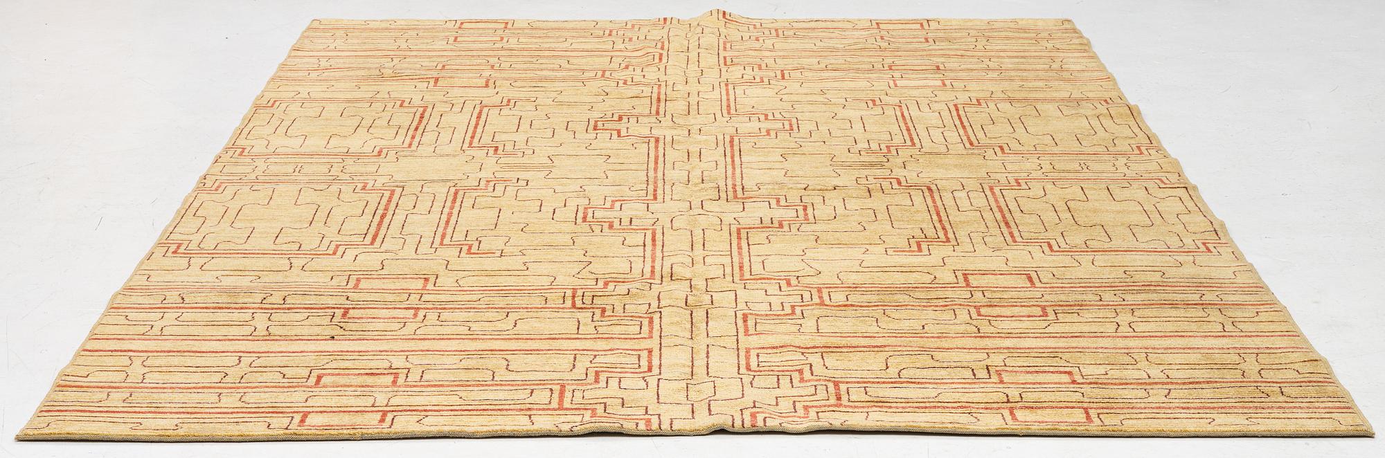 Rug, modern, Afghanistan, approx. 300 x 250 cm.