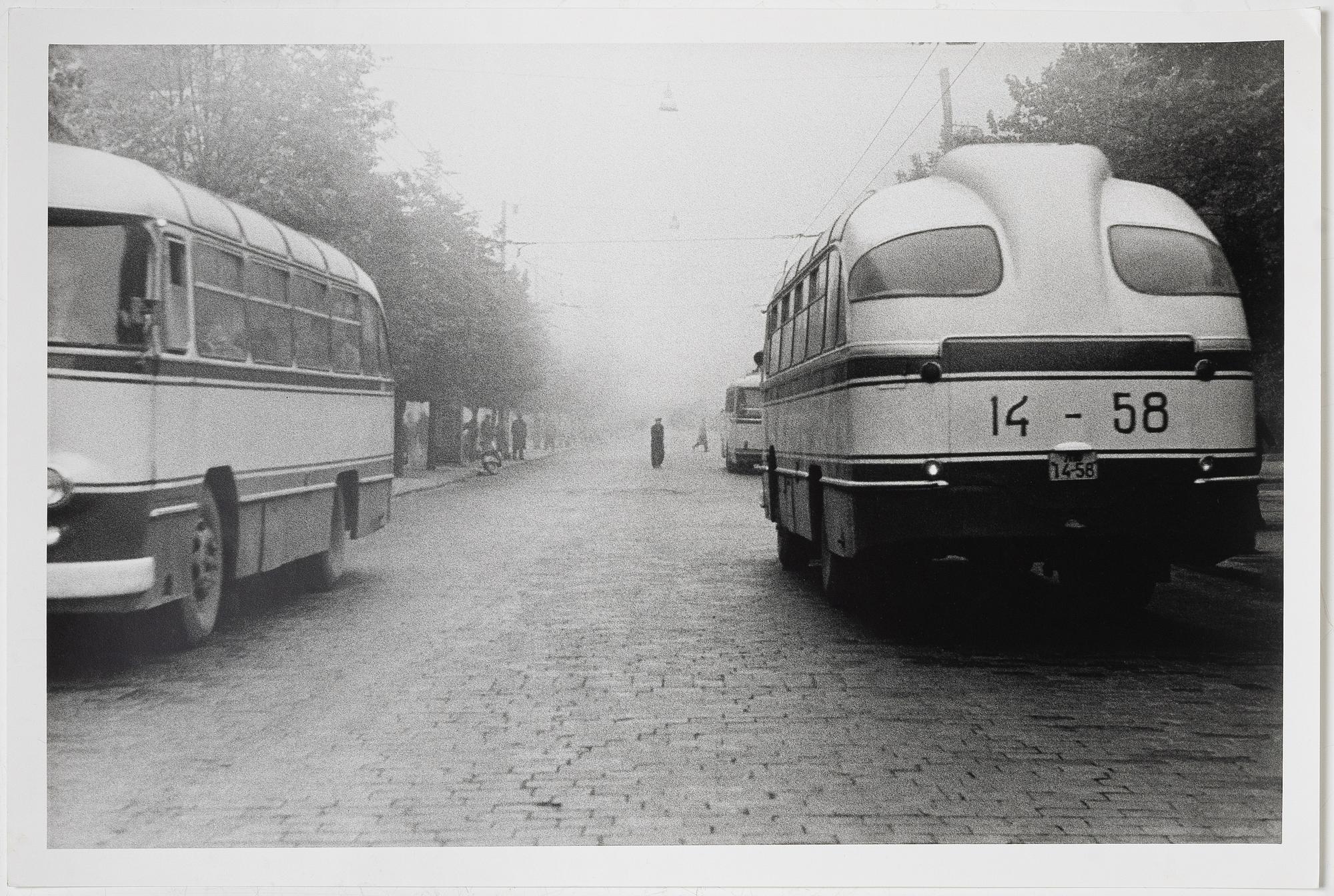Antanas Sutkus, "In Vilnius's Streets, Bus No. 14-58, Vilnius, 1964".
