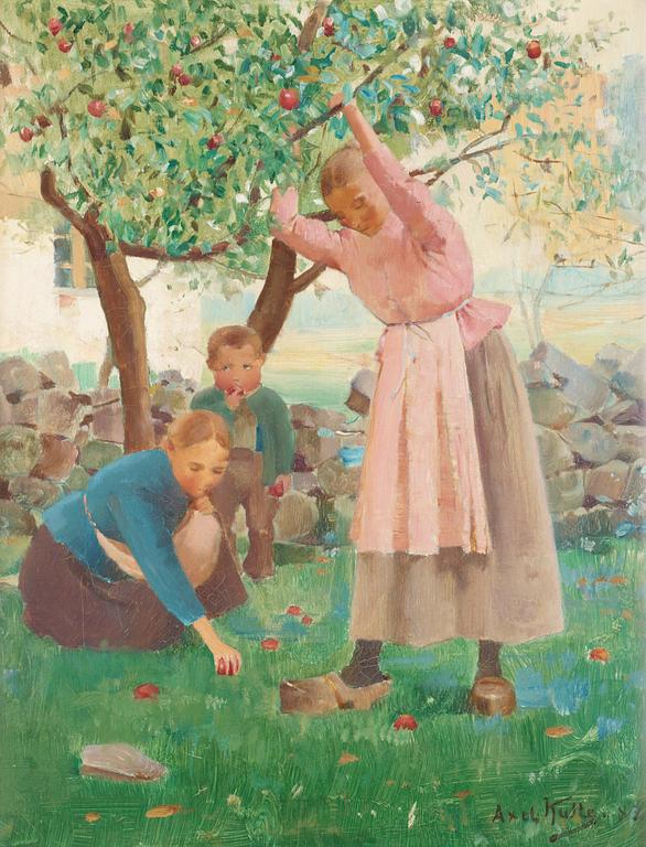 Axel Kulle, Picking apples.