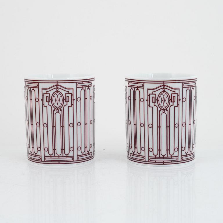 Hermès, muggar, 2 st, "H Deco Mug".