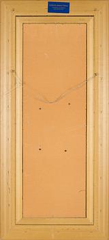 Juhani Palmu, mixed media on board, signed and dated -99.