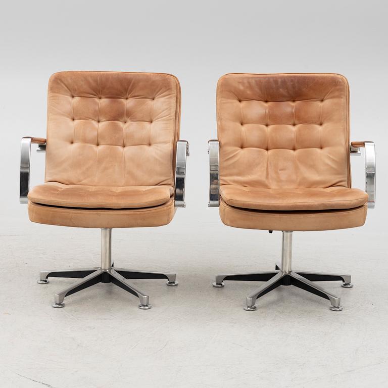 Kenneth Bergenblad, a pair of armchairs, "Hercules", Dux.