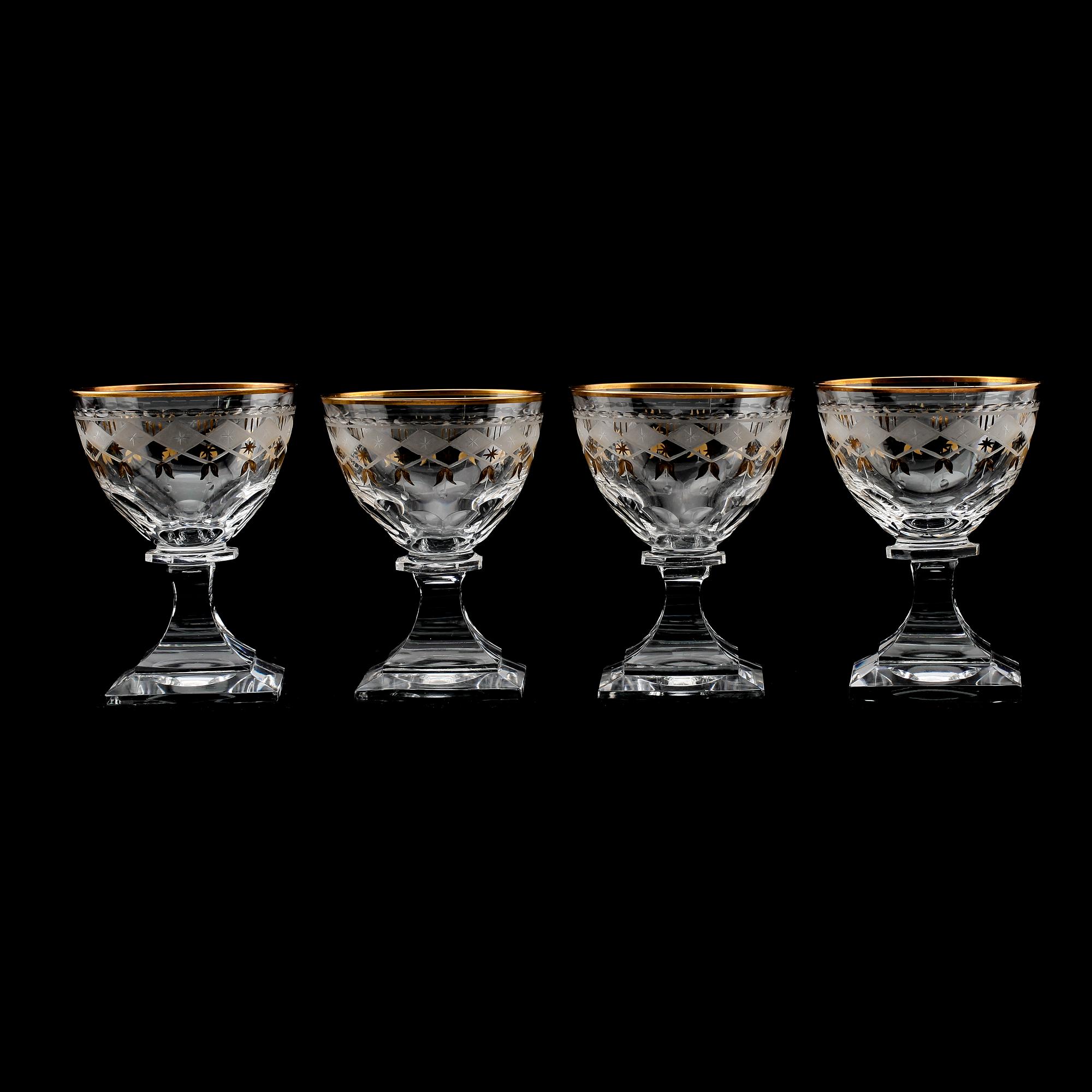 STARKVINSGLAS, 10 st, Odelberg Junior, Kosta.