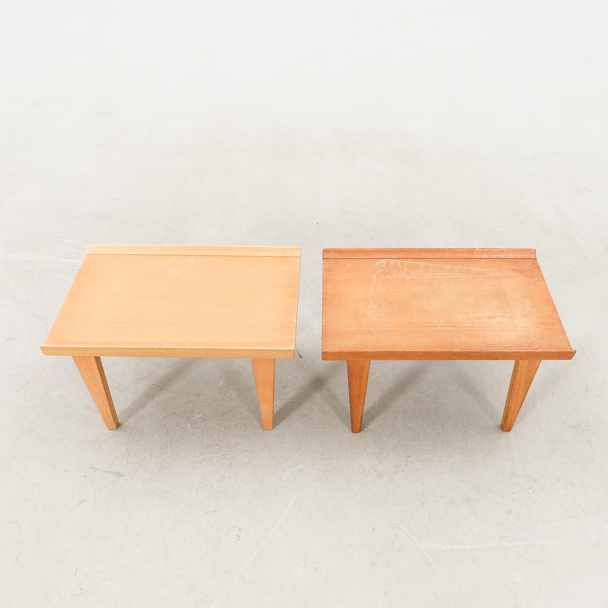 Erik Wörtz, a pair of "Novett" side tables for IKEA, late 20th century.