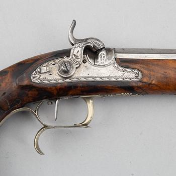 Percussion pistols, a pair, H. Sturm & G. Noack in Suhl.