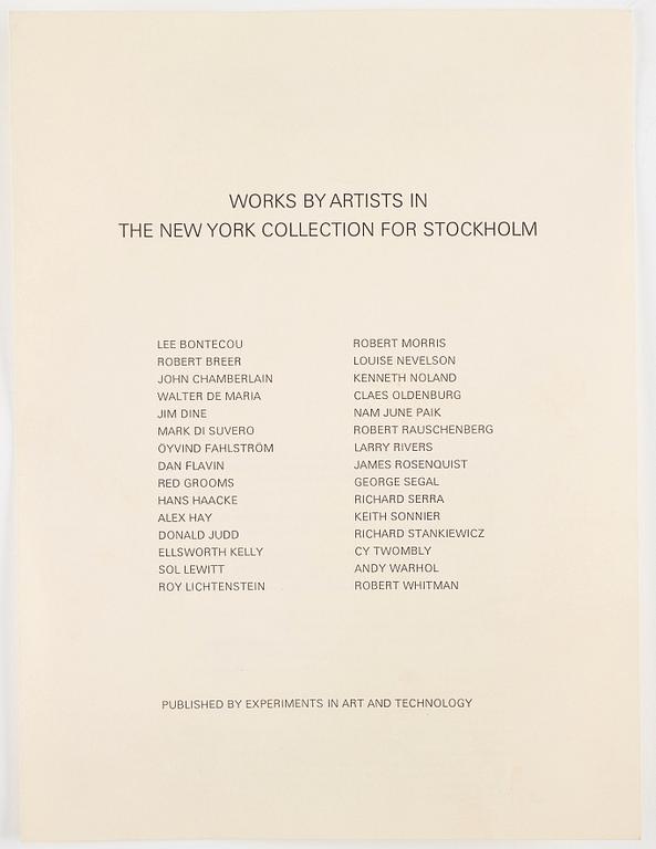 "The New York Collection for Stockholm".